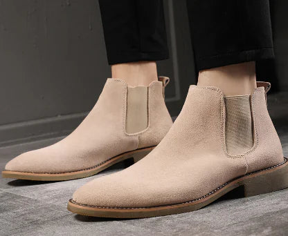 Men's Luxe Leather High-Top Boots