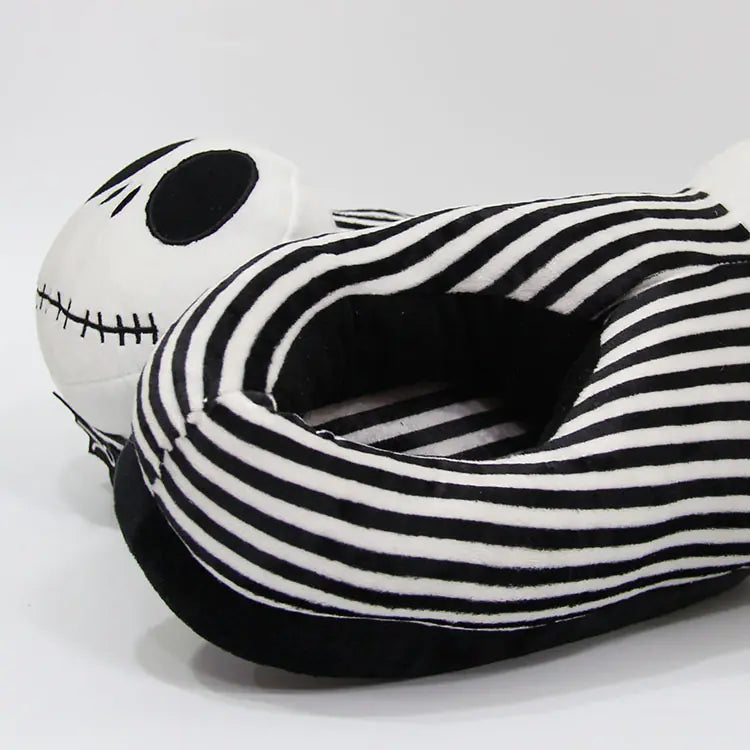 Festive Pumpkin Prince Skull Slippers
