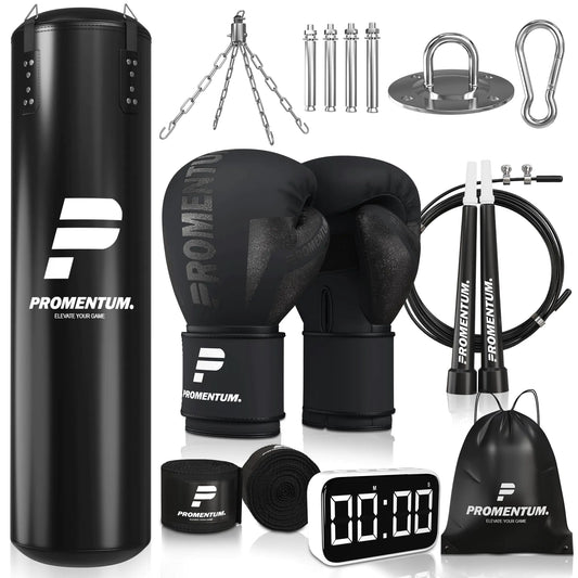 Adults Boxing Kit – Complete Punching Bag Set with Timer