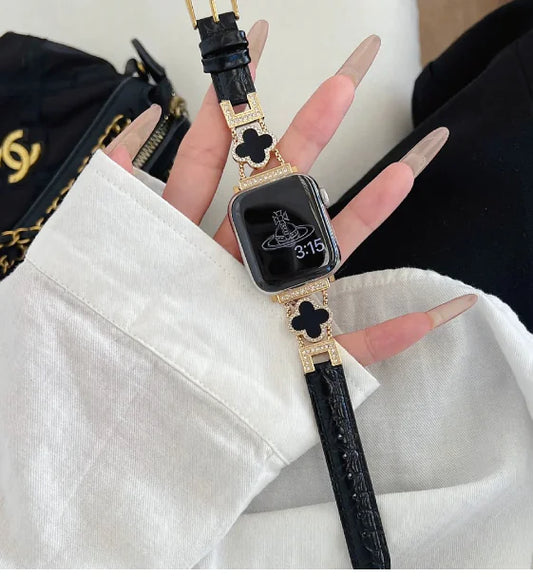 Lux Crocodile Leather Watch Band