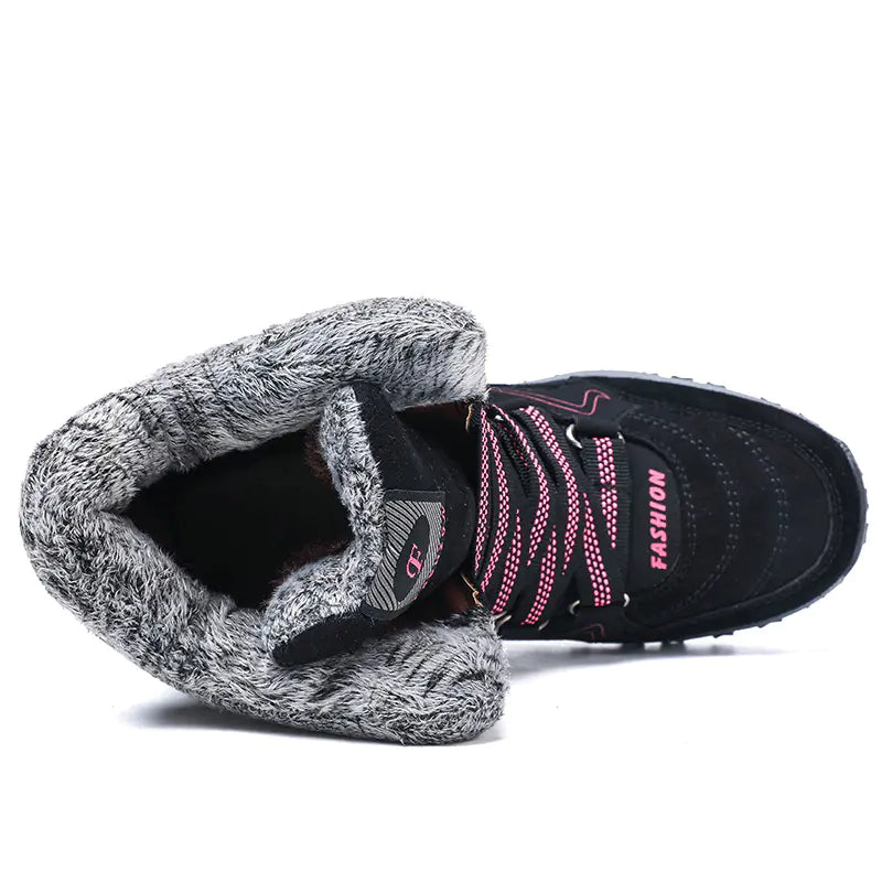 Fleece-Lined Women's Snow Boots