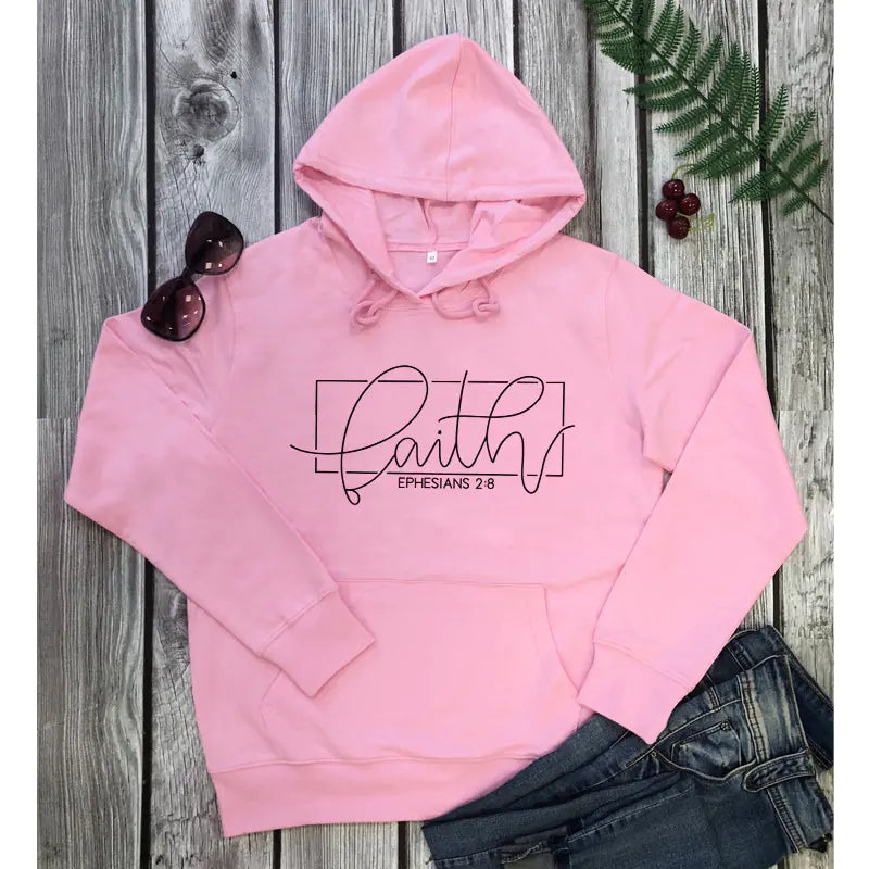 Women's Cozy Alphabet Hoodie with Pockets