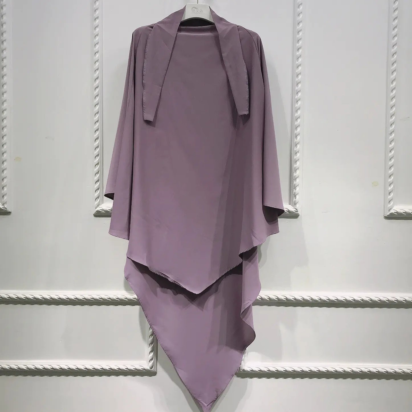 Elegant Solid Color Hijab - Soft Touch Shawl