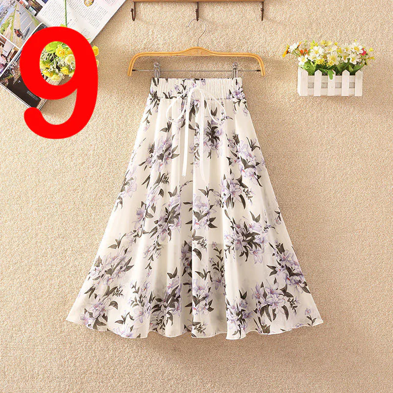 Summer Elegance Chiffon Skirt