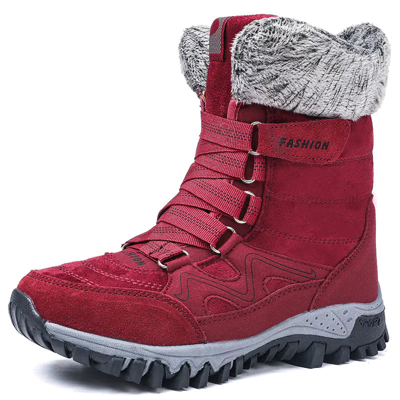 Fleece-Lined Women's Snow Boots