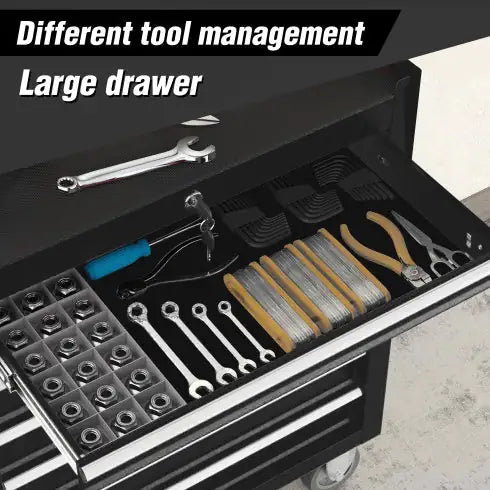 7-Drawer Rolling Tool Cart with Wheels