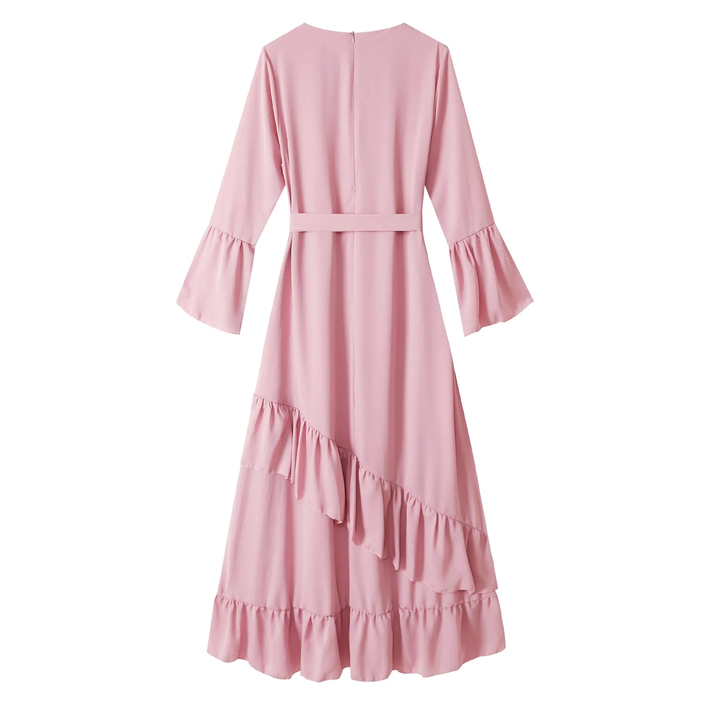 Elegant Muslim Girl's Long Dress - Traditional Arabic Style