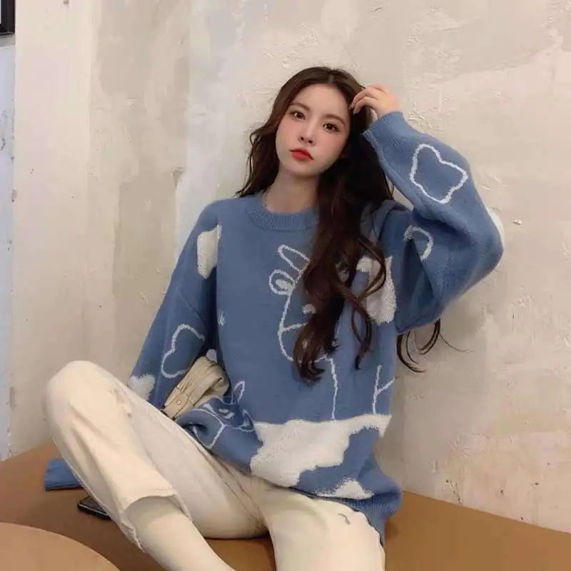 Chic Korean Loose-Fit Sweater