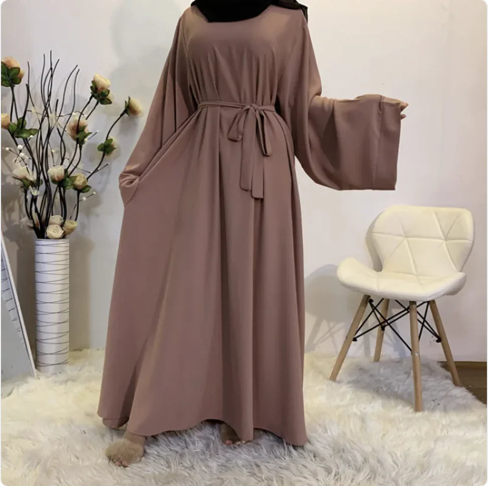 Elegant Long Abaya - Sophisticated Dubai Design