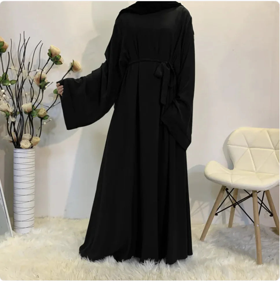 Elegant Long Abaya - Sophisticated Dubai Design