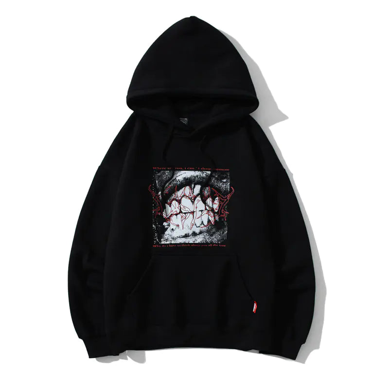 Chic Hooded Couple Sweatshirt