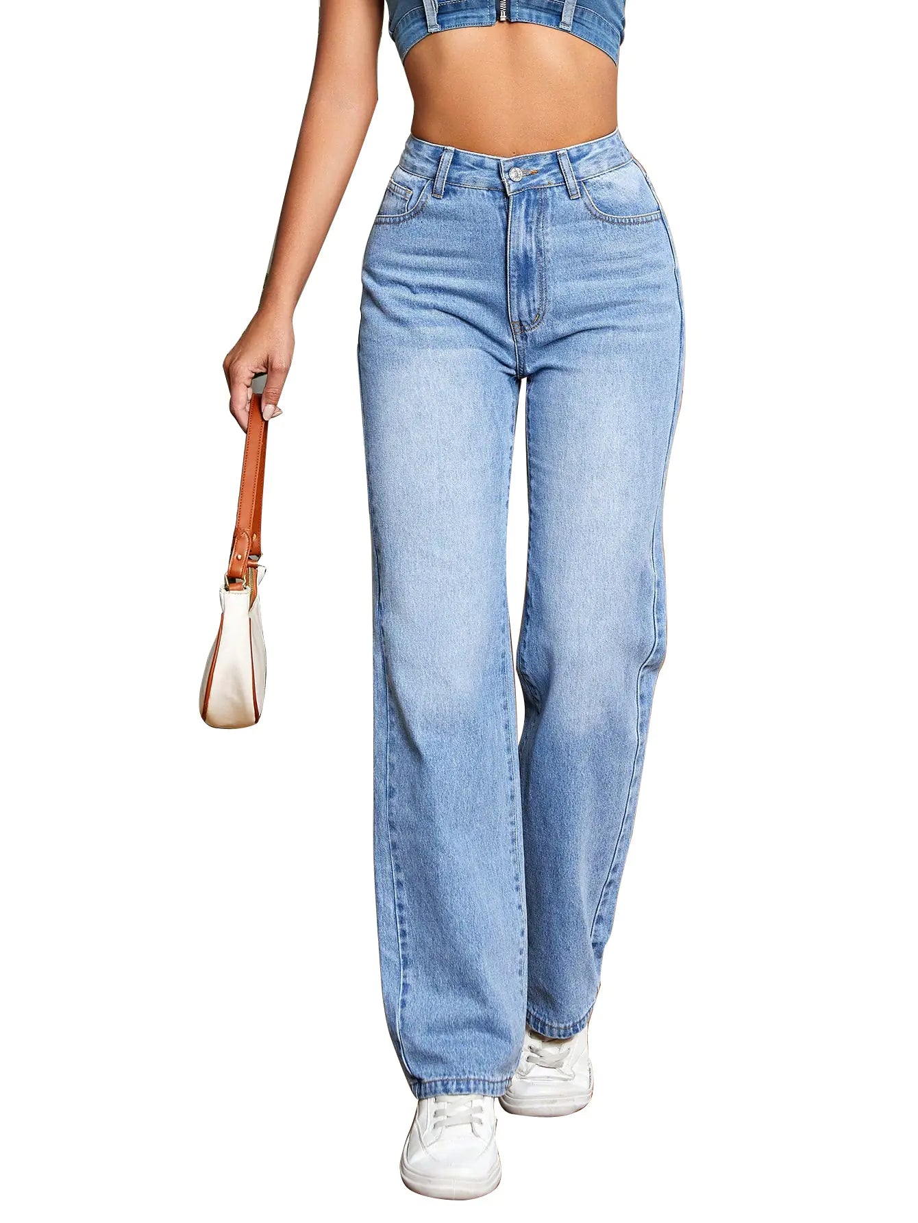 Relaxed High Waist Jeans