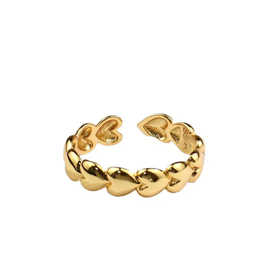 Elegant Geometric Statement Ring for Women