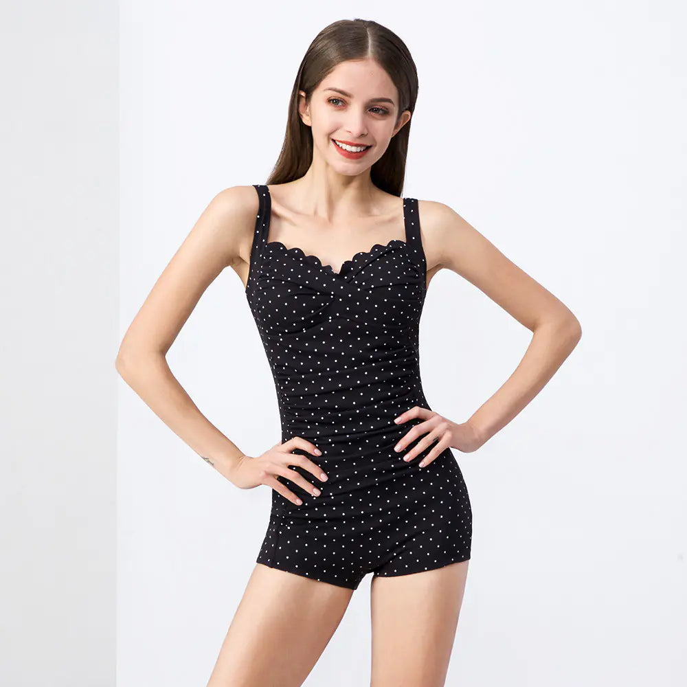 Chic Women's Supportive One-Piece Swimsuit