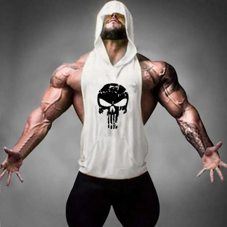 Men's Gorilla Skull Athletic Vest