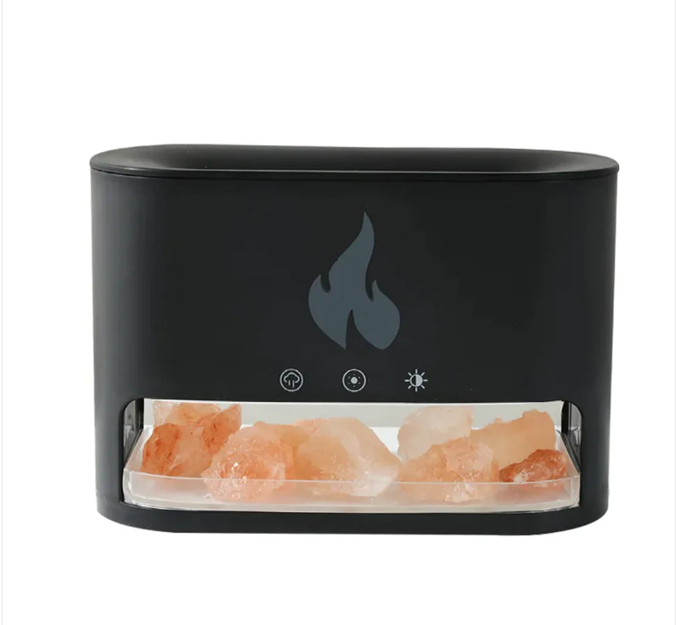 Aroma Flame Humidifier with Crystal Light