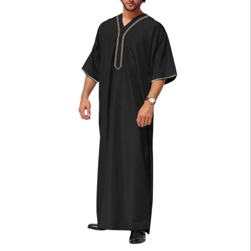 2024 Elegant Men's Arabic Long Shirt