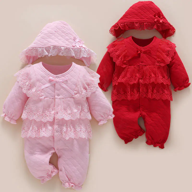 Autumn Princess Baby Romper