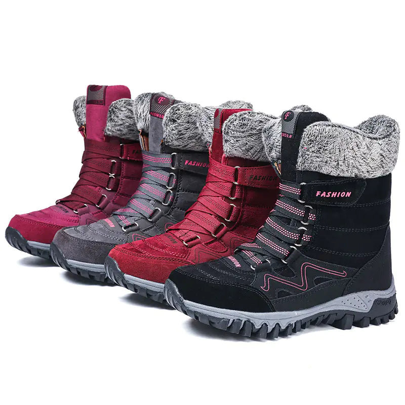 Fleece-Lined Women's Snow Boots