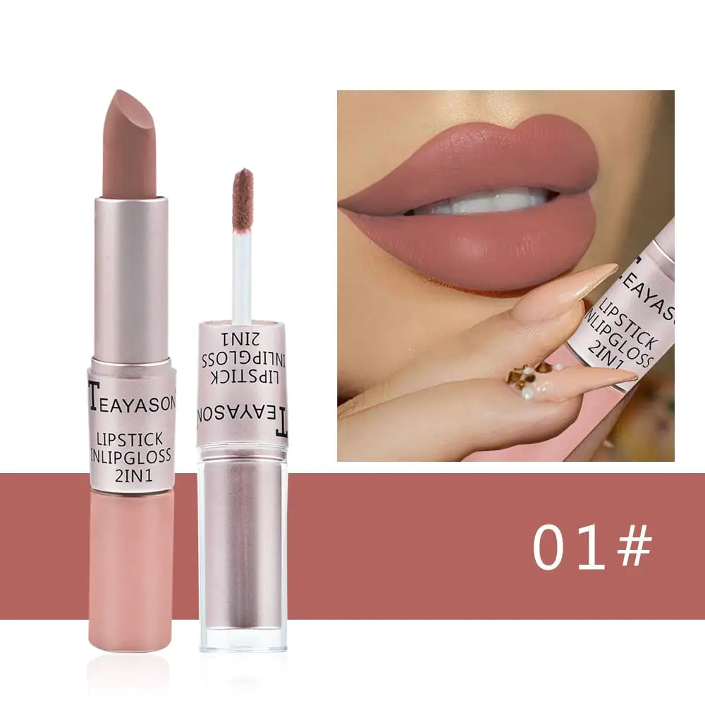 Dual-Tip Matte Lip Shine