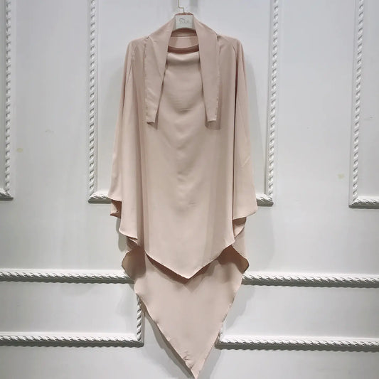 Elegant Solid Color Hijab - Soft Touch Shawl