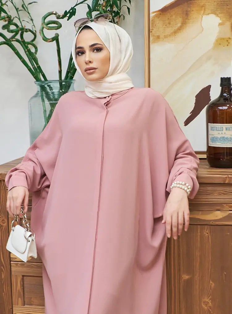 Elegant Southeast Asian Batwing Abaya