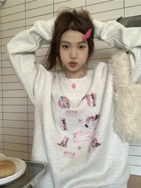 PuppyLove Kawaii Oversized Hoodie
