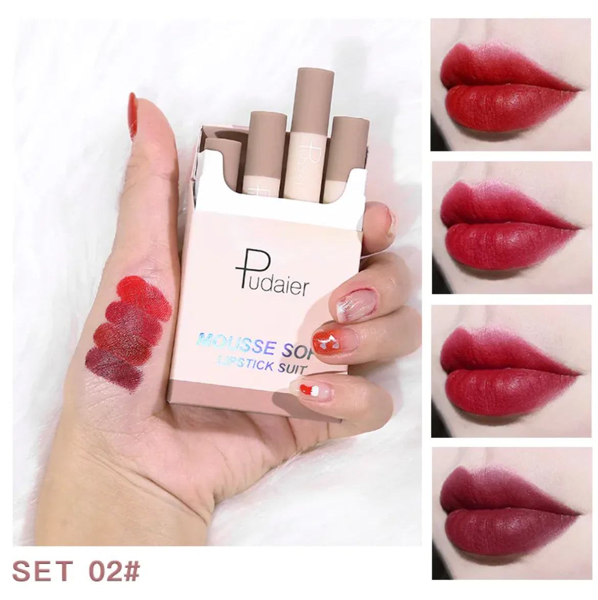 Travel-Ready Velvet Matte Lipstick Kit