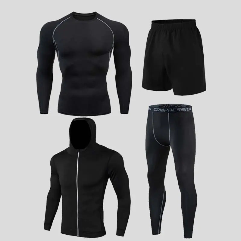 Men's Athletic Gear Set for Gym & Running