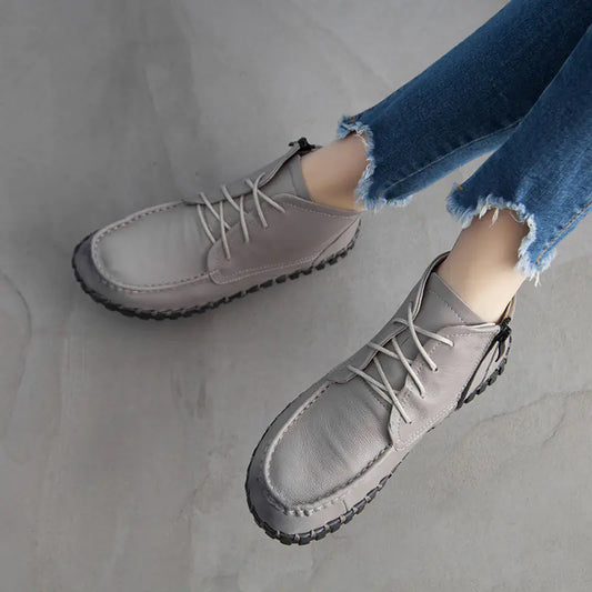 Chic Soft-Sole Retro Ankle Boots
