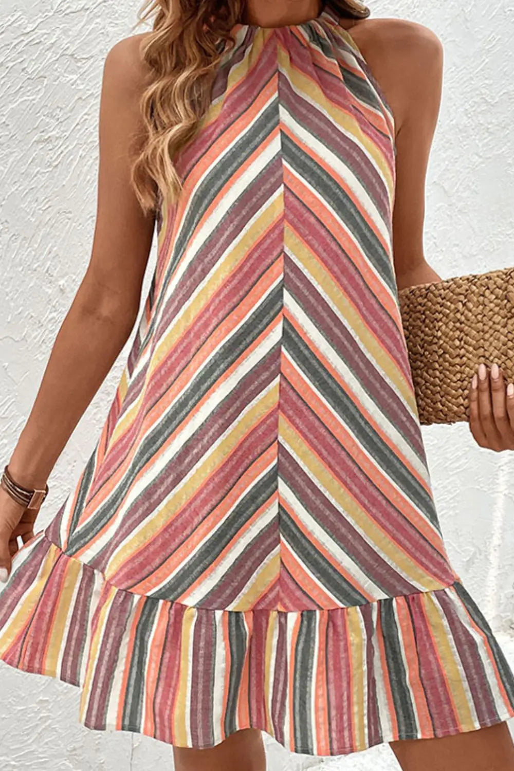 KaleidoStripe Dress