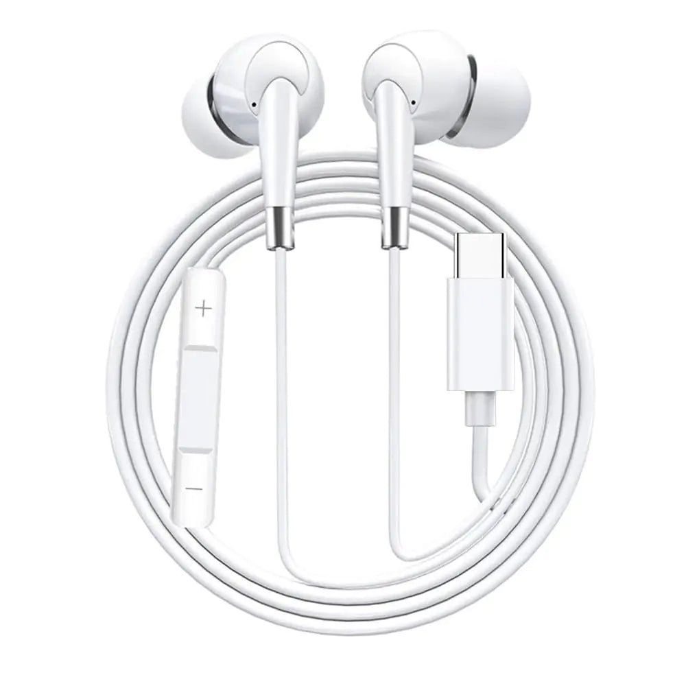 Type C Stereo Earphones for iPhone 15 and 16 Series