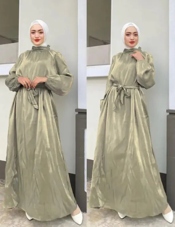 Full-Length Sleeve Hijab Dress