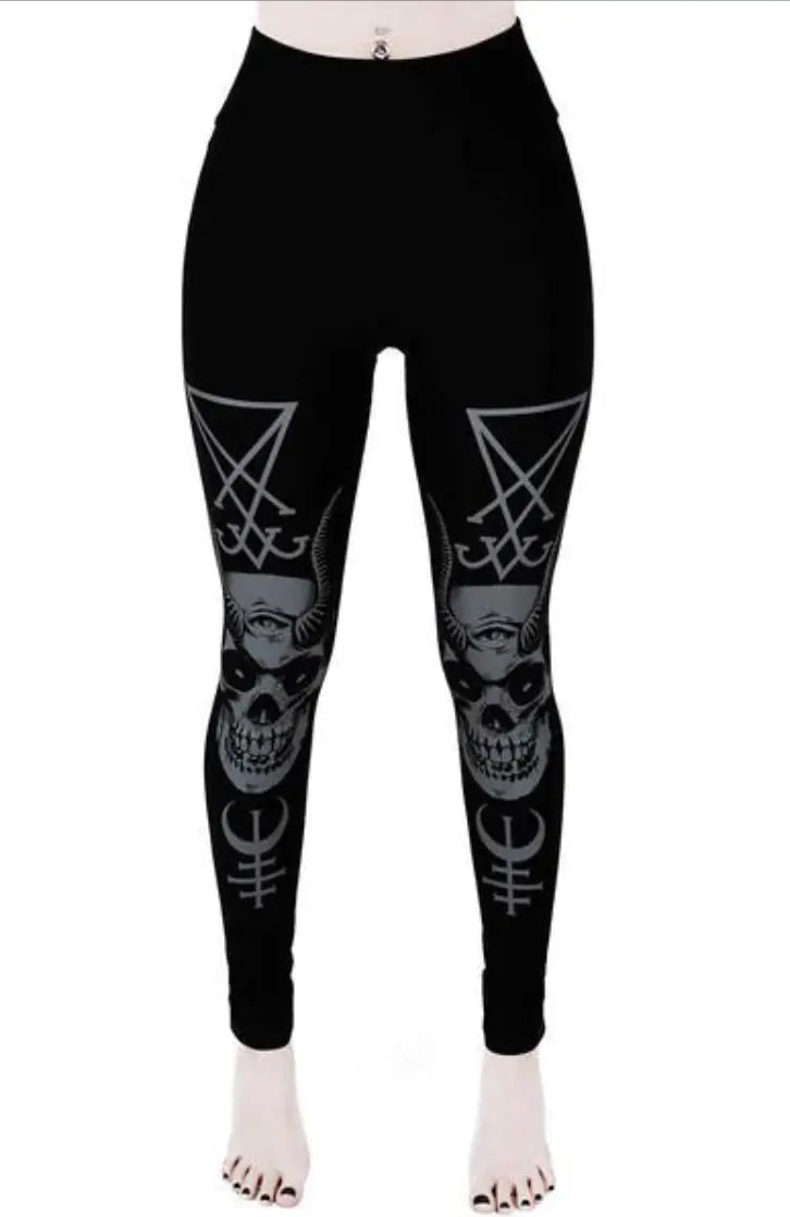 Gothic PUNK Fashion Sports Leggings