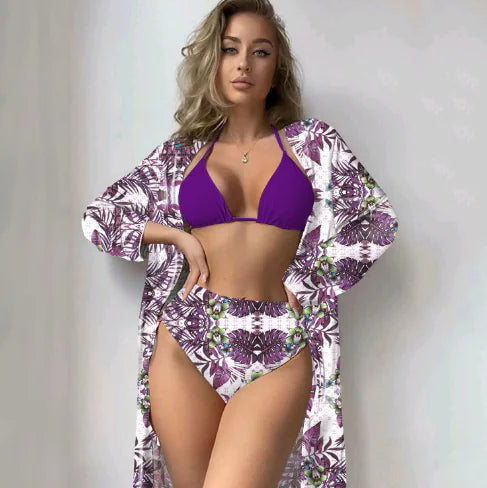 Sunny Tropics Bikini and Cover-Up Set