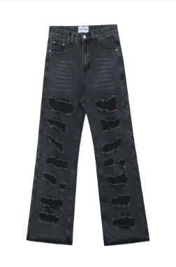 Urban Edge Distressed Straight Jeans