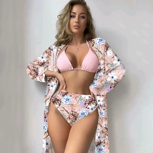 Sunny Tropics Bikini and Cover-Up Set