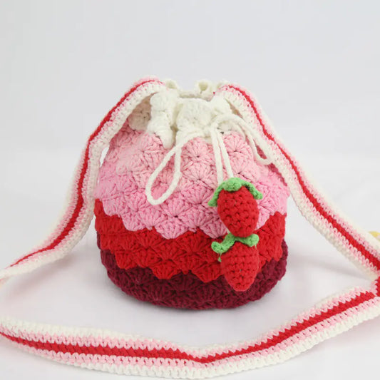 Handmade Woolen Drawstring Bag