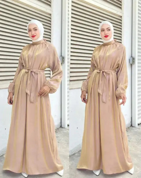 Full-Length Sleeve Hijab Dress