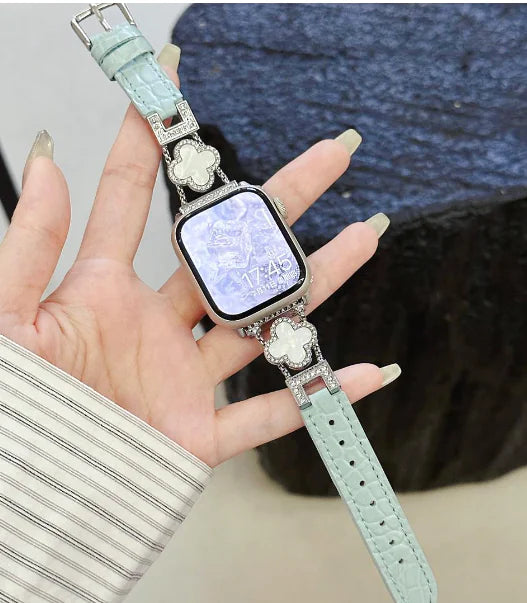 Lux Crocodile Leather Watch Band