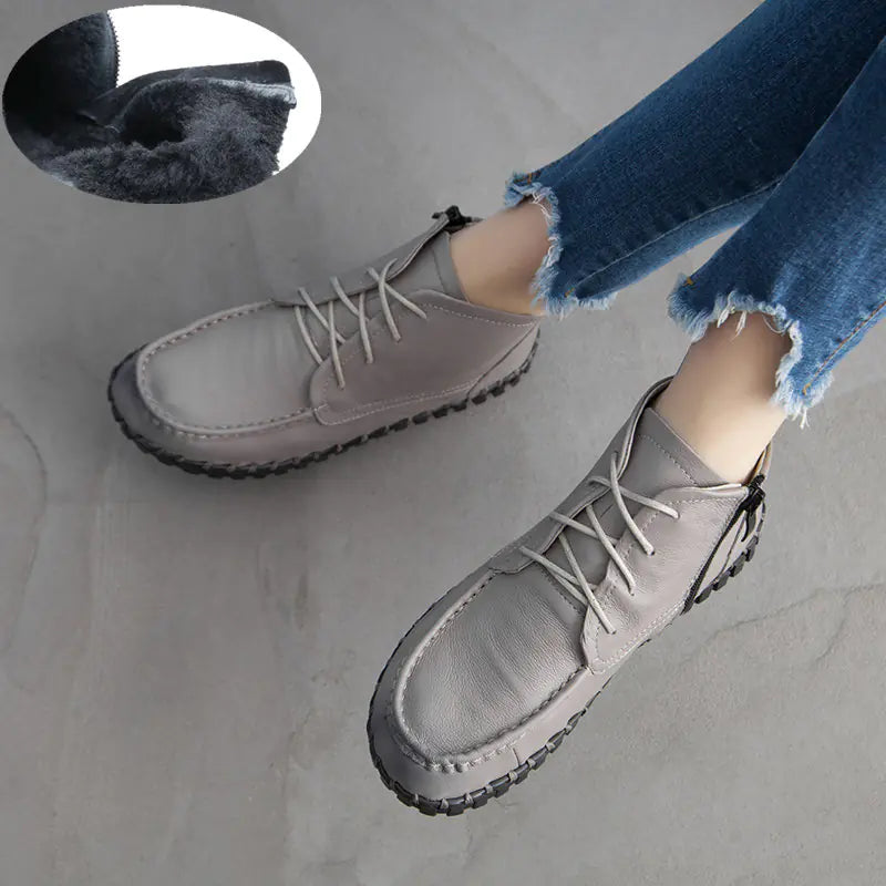 Chic Soft-Sole Retro Ankle Boots