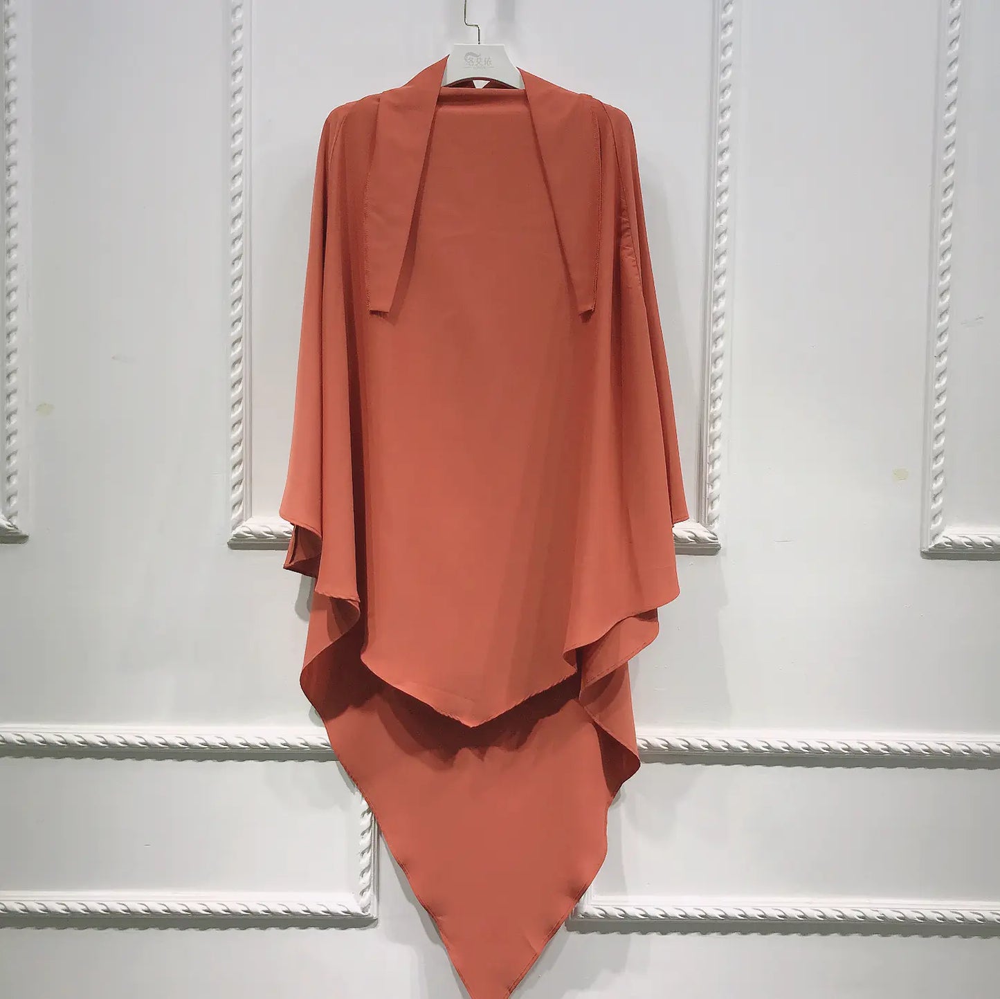 Elegant Solid Color Hijab - Soft Touch Shawl