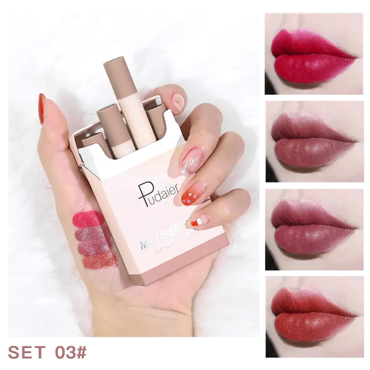 Travel-Ready Velvet Matte Lipstick Kit