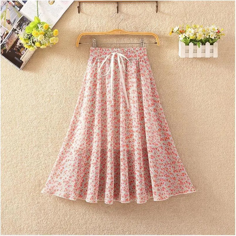 Summer Elegance Chiffon Skirt