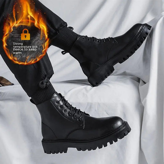 Men's Premium High-Top Cowhide Boots