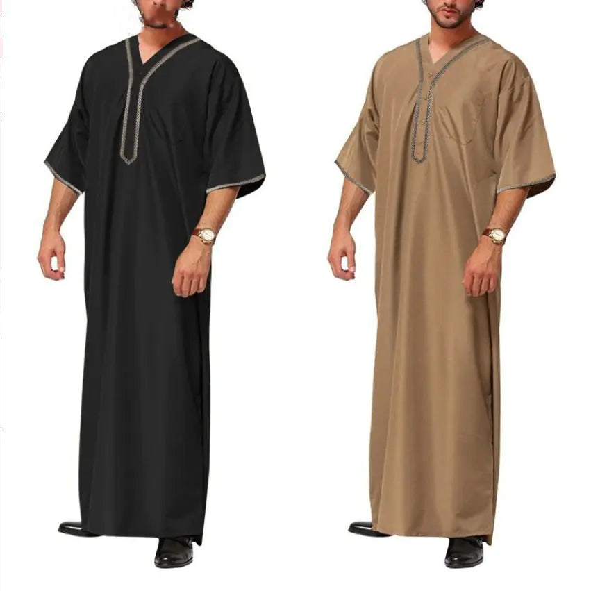 2024 Elegant Men's Arabic Long Shirt