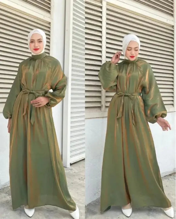 Full-Length Sleeve Hijab Dress