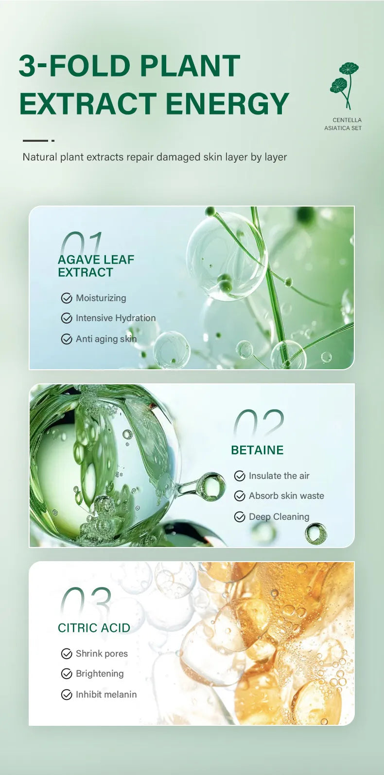 Natural Centella Skin Soothing Set