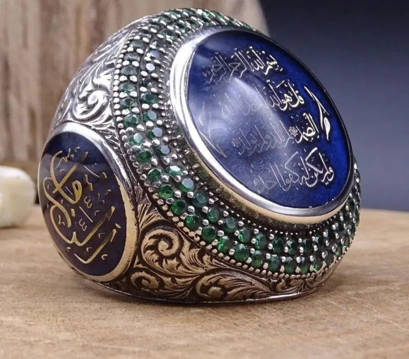 Arabian Elegance Two-Tone Silver Ring