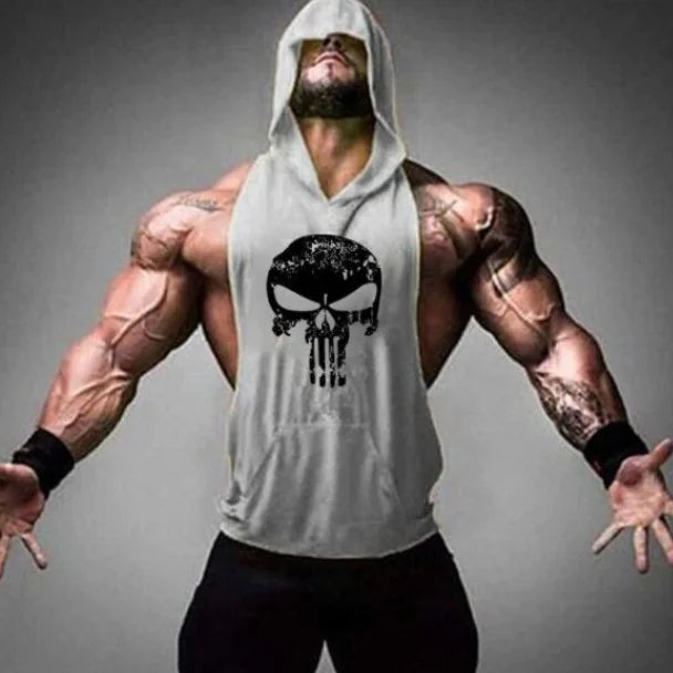 Men's Gorilla Skull Athletic Vest